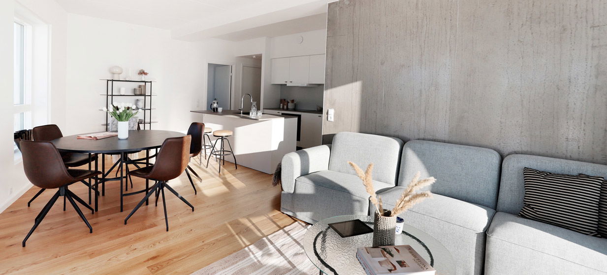 Timeless style in the homes in Spidsen in UN17 Village