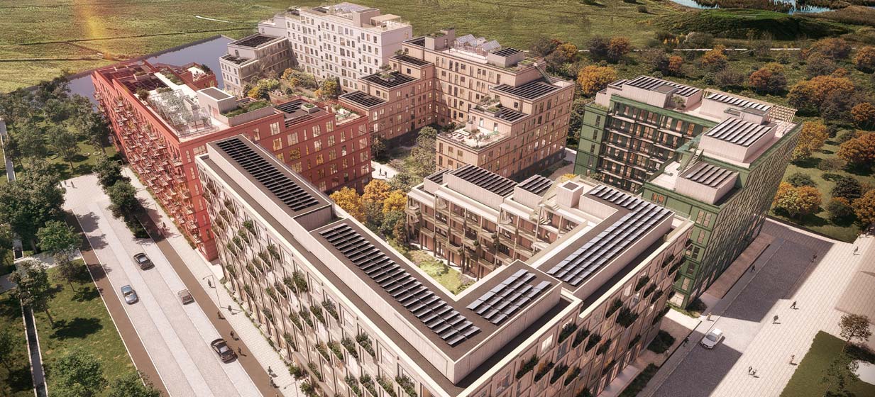 UN17 Village i Ørestad set fra oven